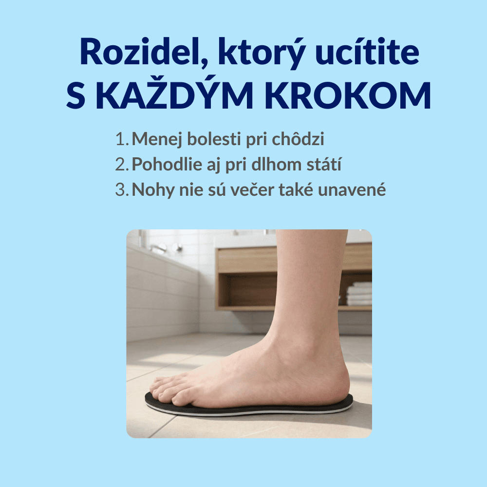 Medicovi T40 ortopedické vložky úľava od bolesti – pohľad zhora