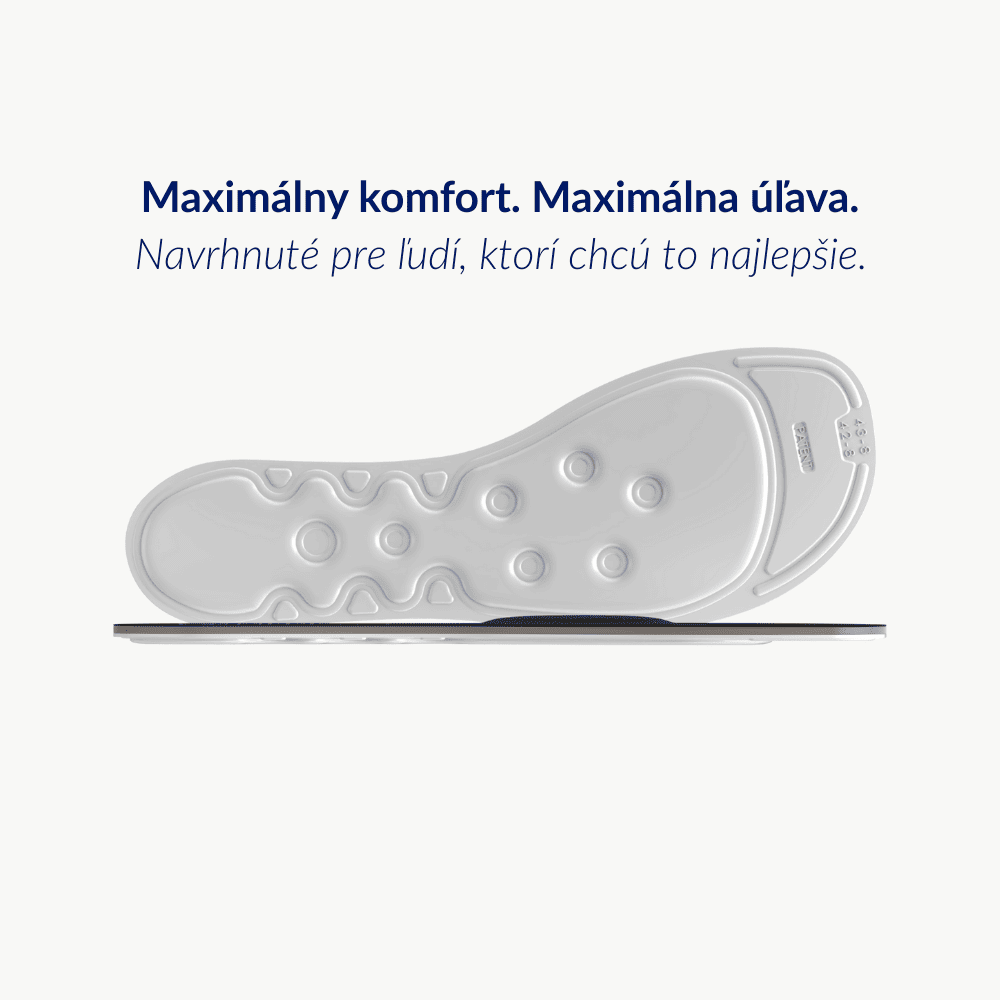 Medicovi T45 ortopedické vložky podpora priehlavku – detail Water Wave™