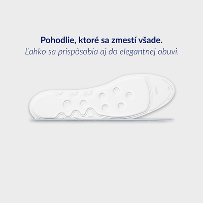 Medicovi Front tenké ortopedické vložky pre úzku obuv – detail Water Wave™