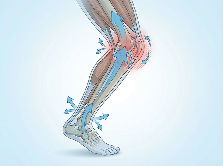 Kinetický reťazec a bolesť kolena